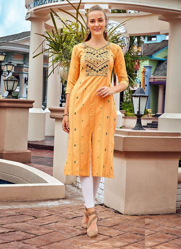 Aradhna Saloni Vol 1 Wholesale Cotton Party Wear Kurtis Catalog